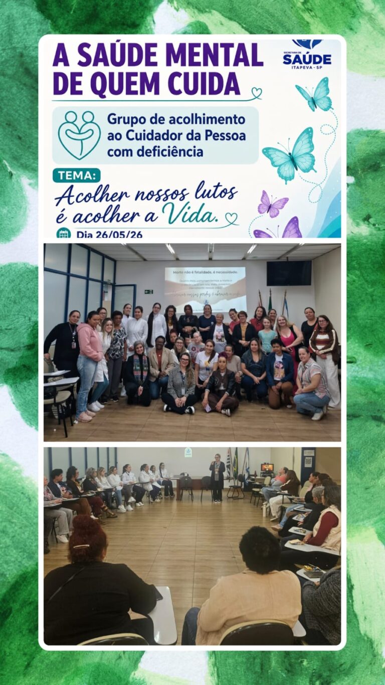 Fortalecendo a Saúde Mental de Quem Cuida em Itapeva/SP