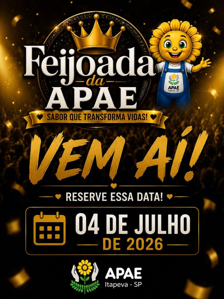 VEM AÍ A FEIJOADA DA APAE DE ITAPEVA!